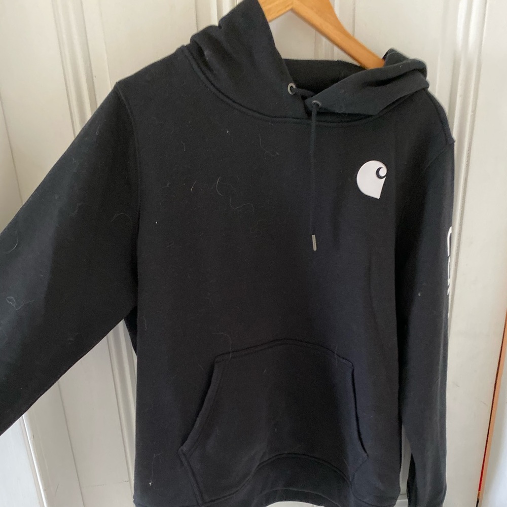 Carhartt relaxed fit black sweatshirt